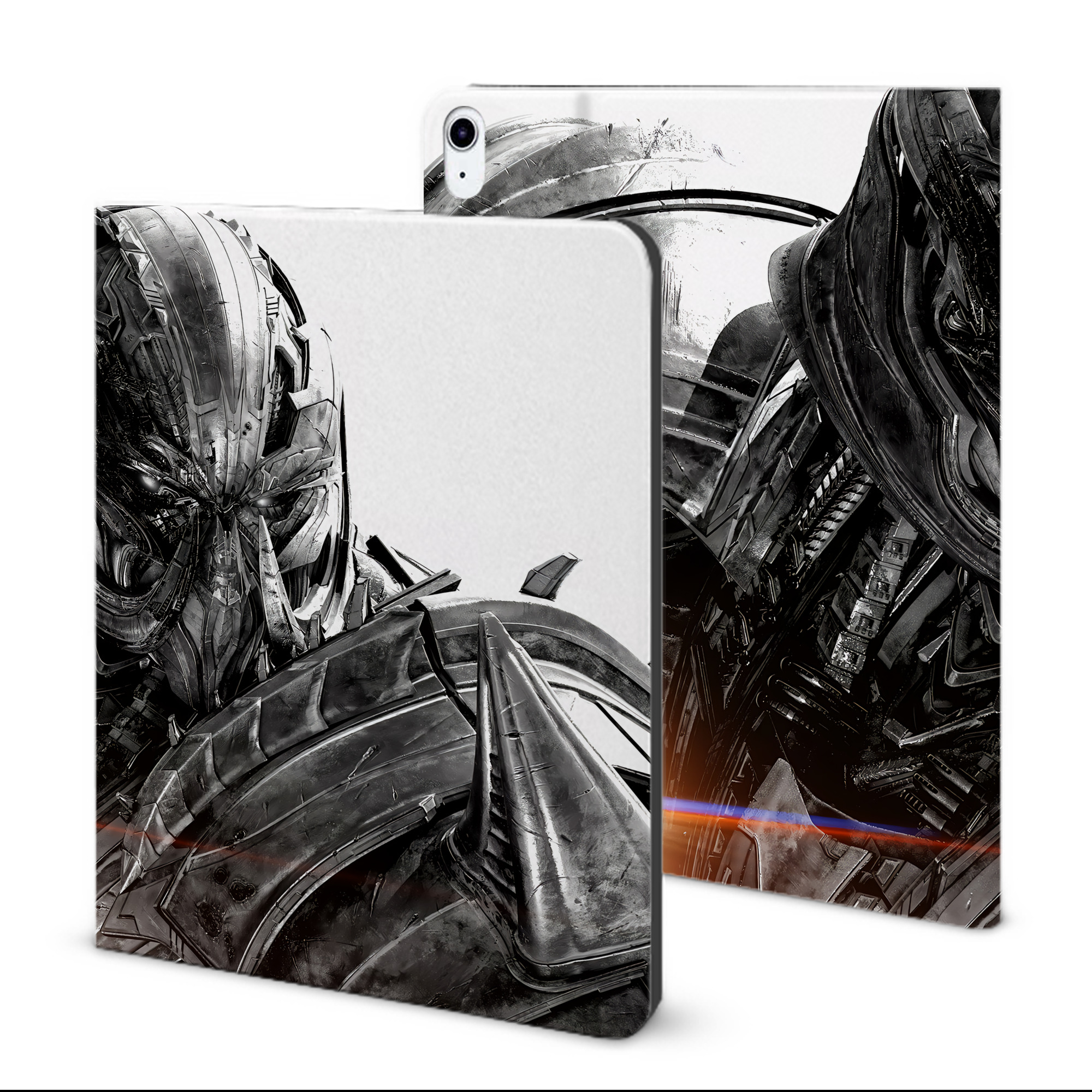 （画像用） Transformers トランスフォーマー IPad ケース ブック型 PUレザー TPU 耐衝撃 軽量 薄型 ペン収納なし 全面保護 IPad 各モデル対応